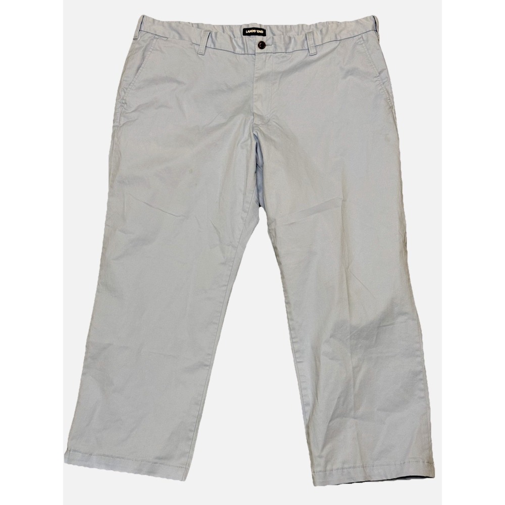 Lands End Jeans Mens Square Rigger Traditional Fit‎ Light Blue Pants 42x27 EUC